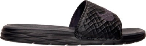 Nike Men's Benassi Solarsoft Slide 2 Slide Sandals | Black/Anthracite